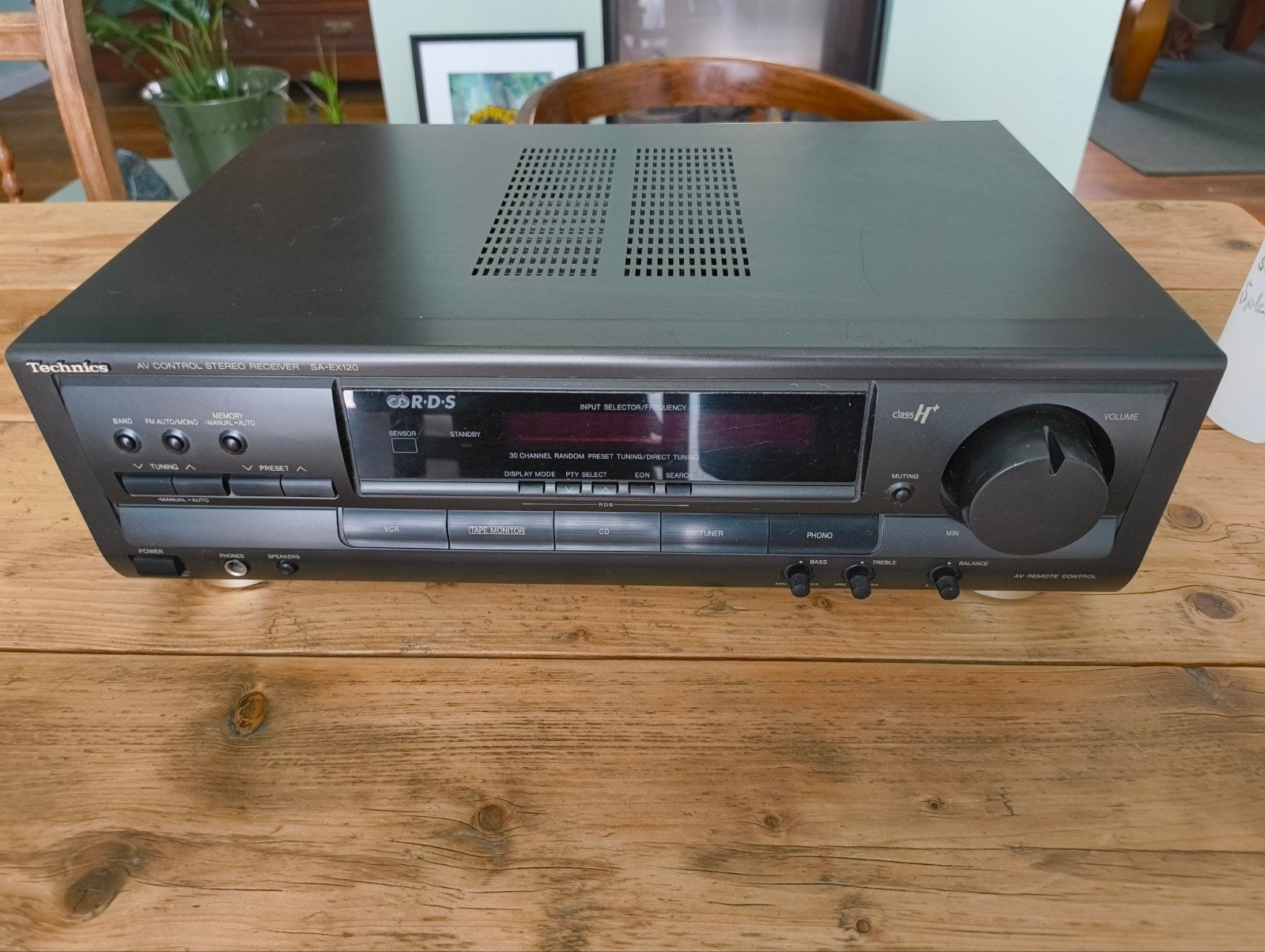 Technics SA-EX120 Stereo Receiver - Goede Staat, Overige merken, Ophalen of Verzenden, Zo goed als nieuw, 120 watt of meer