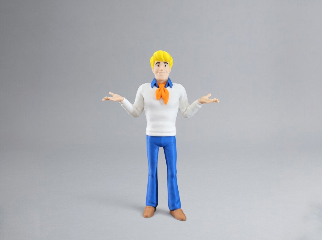 Fred Jones – 30 cm – Scooby‑Doo Figuur