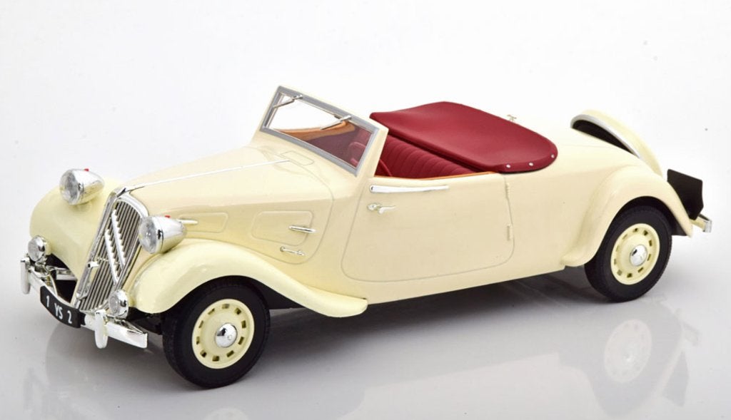 CITROEN TRACTION 11B CABRIO WIT 1939 1/18 NOREV ref: 181440