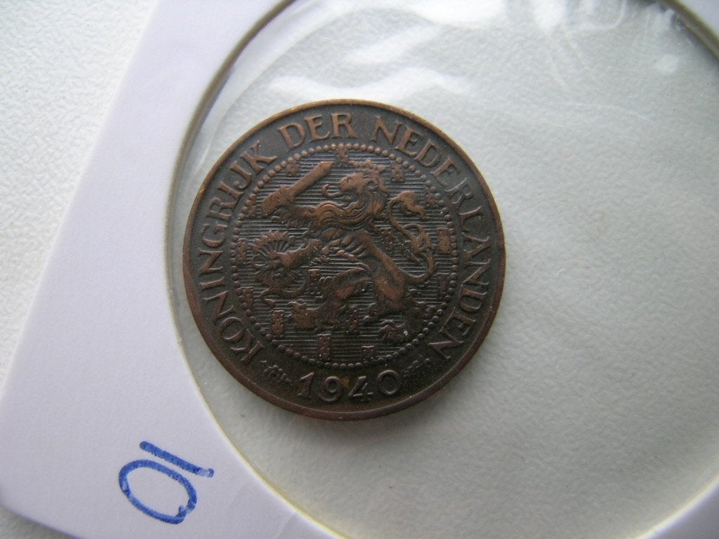 Cent 1940 (nr 10), Postzegels en Munten, Munten | Nederland, Ophalen of Verzenden, Koningin Wilhelmina, 1 cent, Losse munt