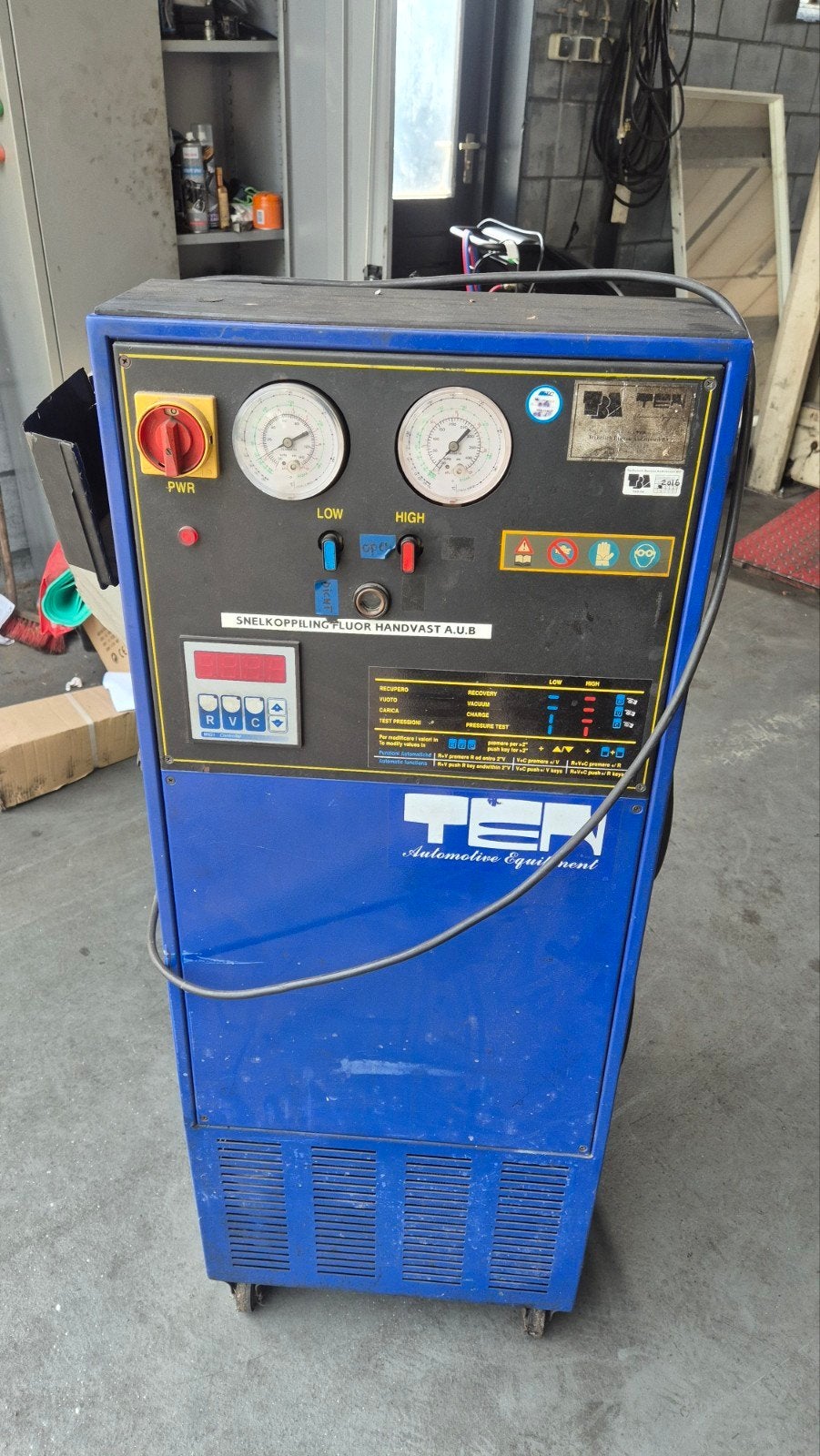 TEN Automotive Equipment Aircoserviceapparaat, Ophalen, Gebruikt, Universele onderdelen