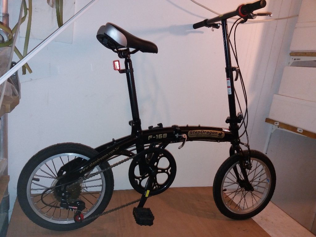 vouw fiets, Ophalen, Velgrem, 16 tot 18 inch, Versnellingen