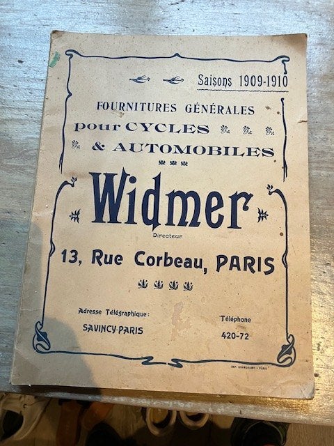 Antieke fiets onderdelenboek / catalogus, Verzenden, Gebruikt