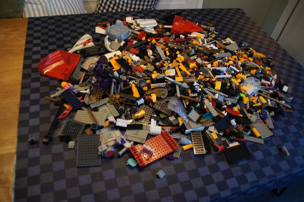 Grootte hoeveelheid alternatieve Lego met box, Ophalen, Gebruikt, Overige typen