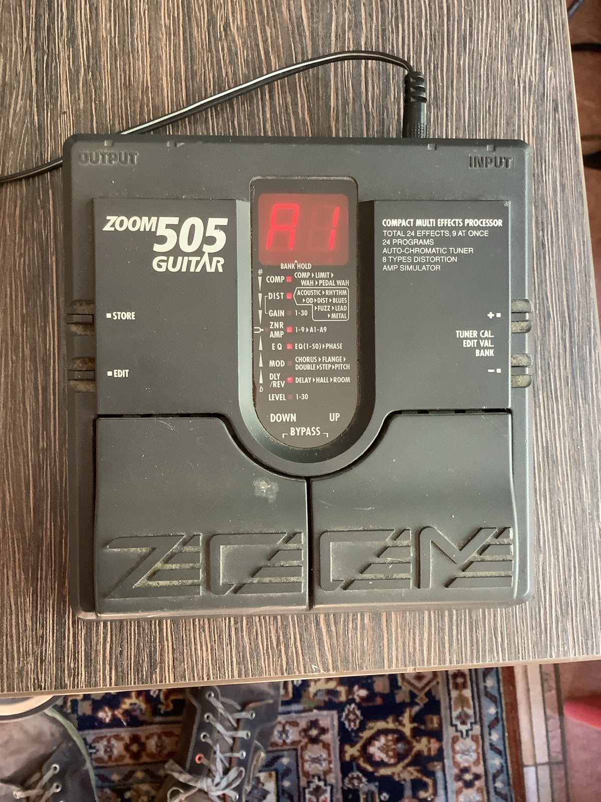 Zoom 505 Guitar Compact Multi Effects Processor, Ophalen of Verzenden, Gebruikt, Multi-effect