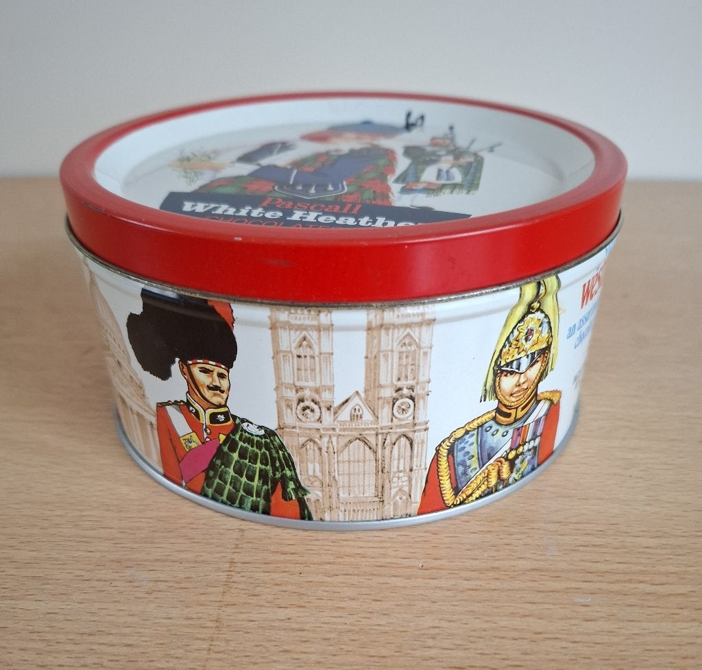 Rond Engels blik – 14 cm, Verzamelen, Blikken, Ophalen of Verzenden, Gebruikt, Overige, Overige merken