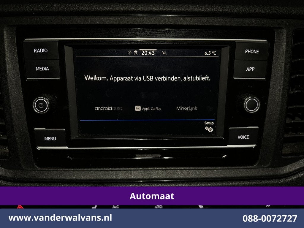 Volkswagen Crafter 2.0 TDI 141pk Automaat L4H3 L3H2 Euro6 Ai, Auto's, Bestelauto's, Stof, Gebruikt, 4 cilinders, Volkswagen