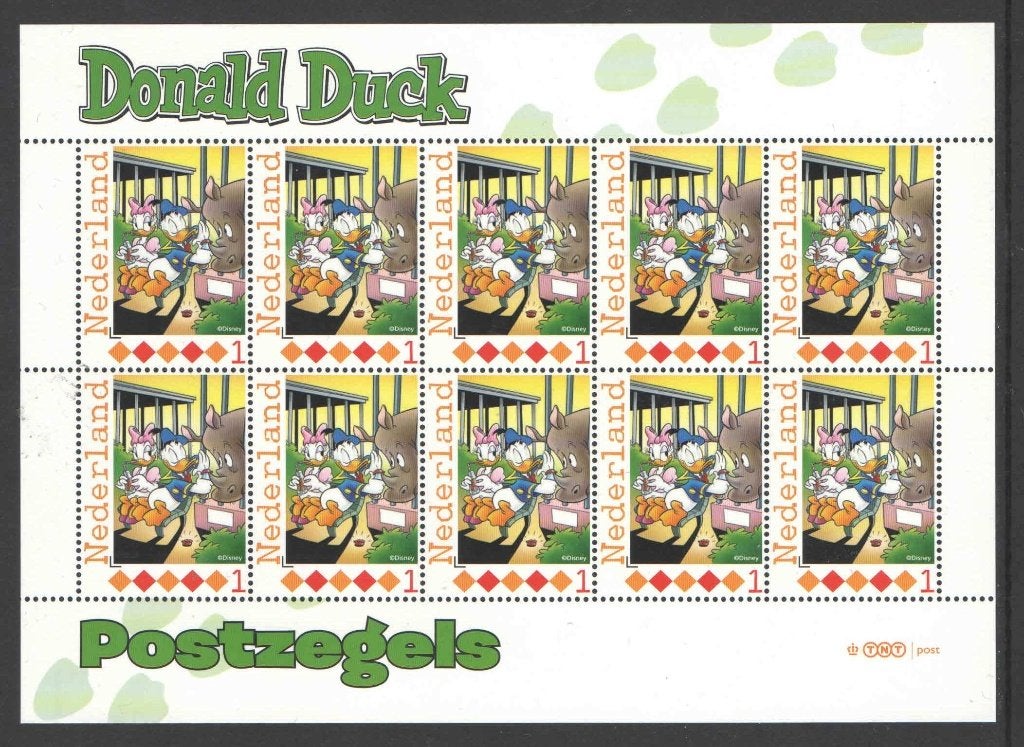 Postzegels Donald Duck, Ontdek Duckstad: Vel 24, Ophalen of Verzenden, Na 1940, Postfris