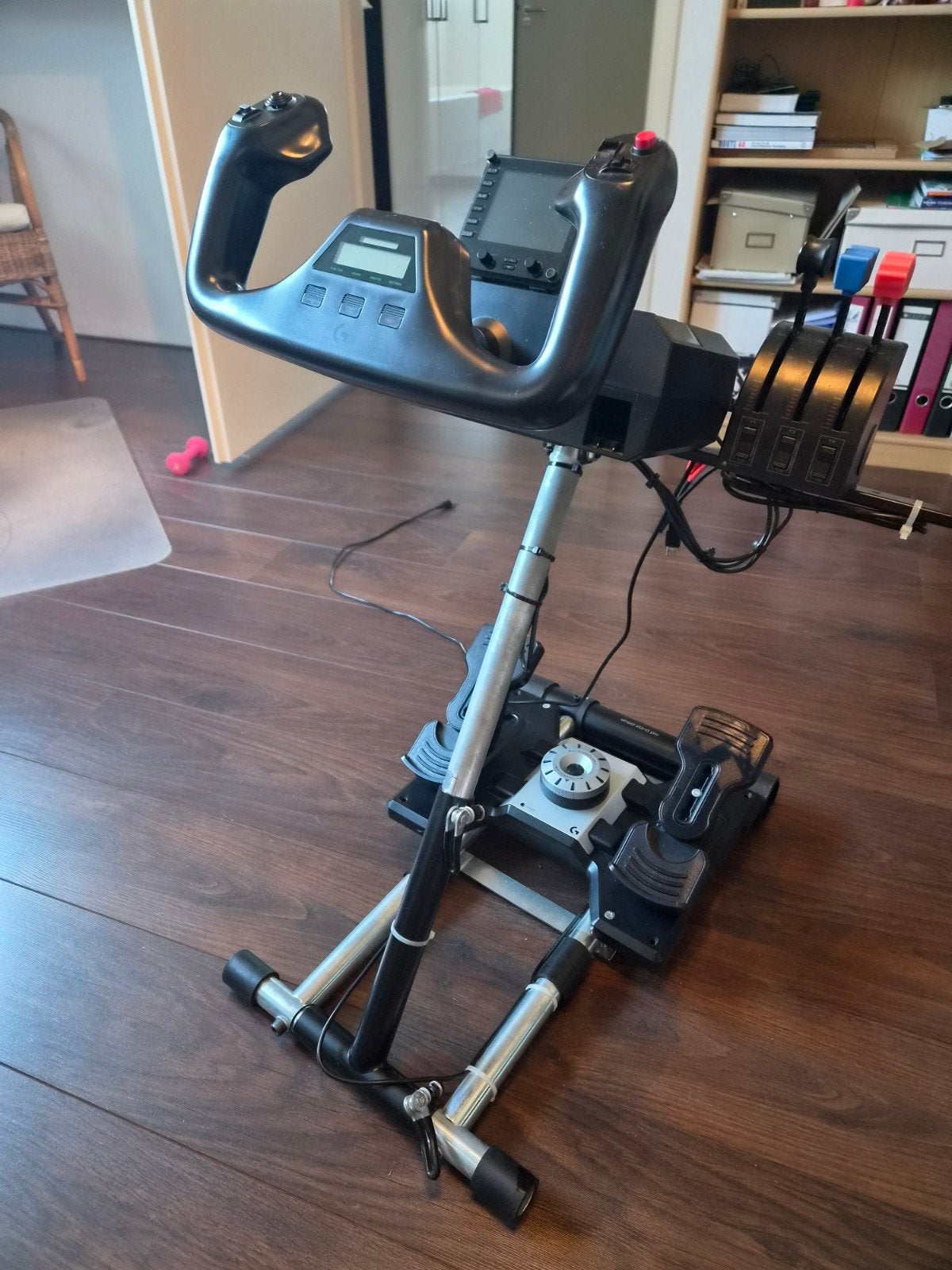 Logitech G Saitek Pro Flight Yoke System met Pedalen en Thr, Spelcomputers en Games, Online, Gebruikt, 1 speler, Ophalen of Verzenden