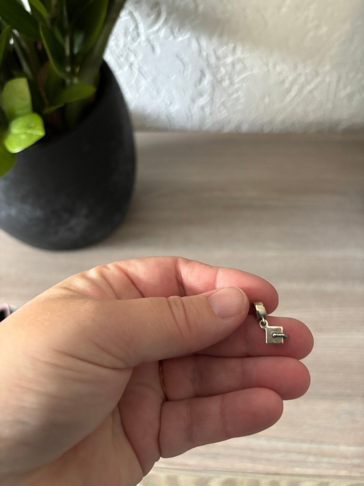 Pandora afstuurdeer hoedje, Sieraden, Tassen en Uiterlijk, Bedels, Ophalen of Verzenden, Zo goed als nieuw, Zilver, Pandora