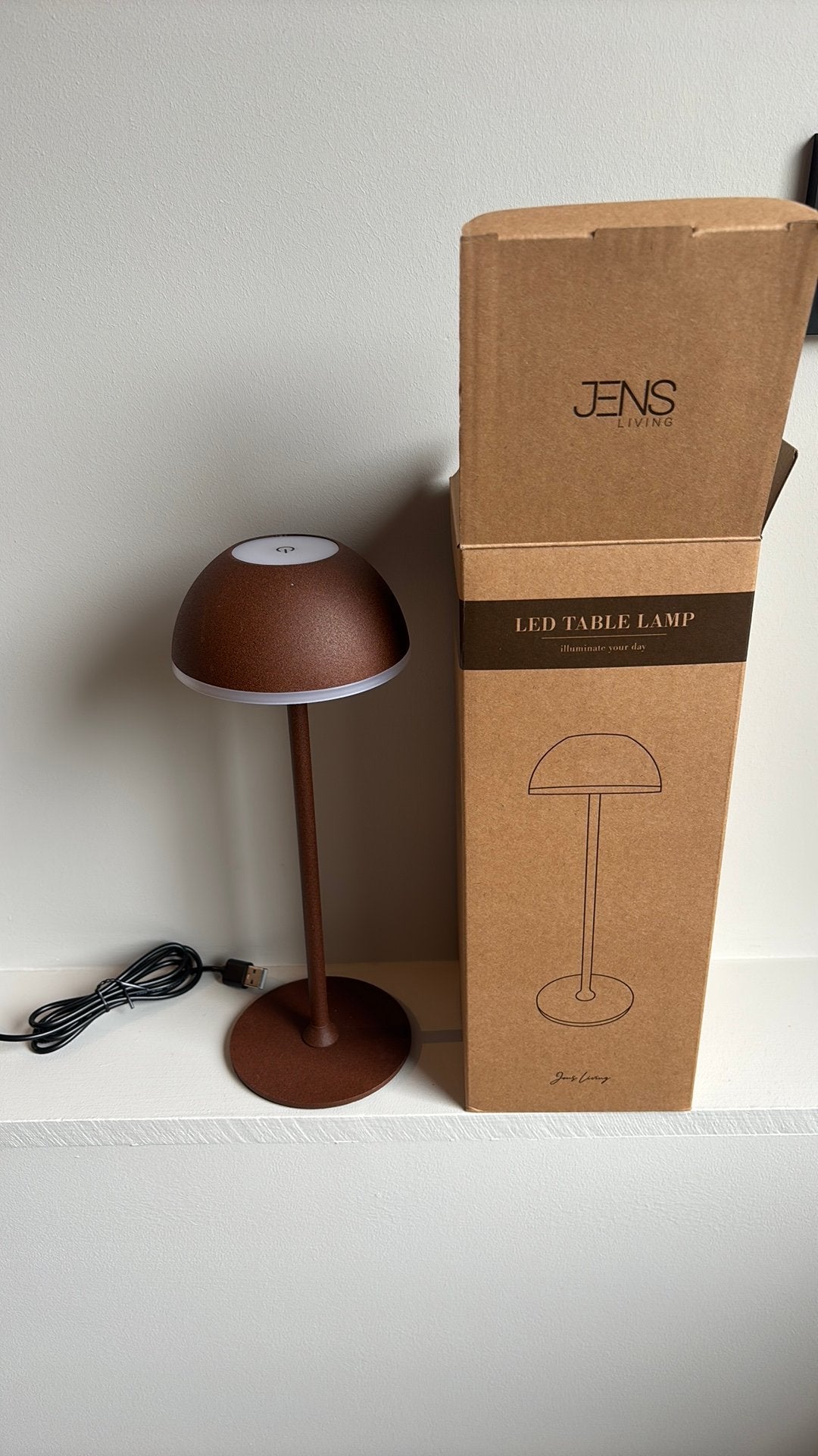 Jens Living tafellamp, Huis en Inrichting, Ophalen of Verzenden, Nieuw, Overige materialen, Minder dan 50 cm