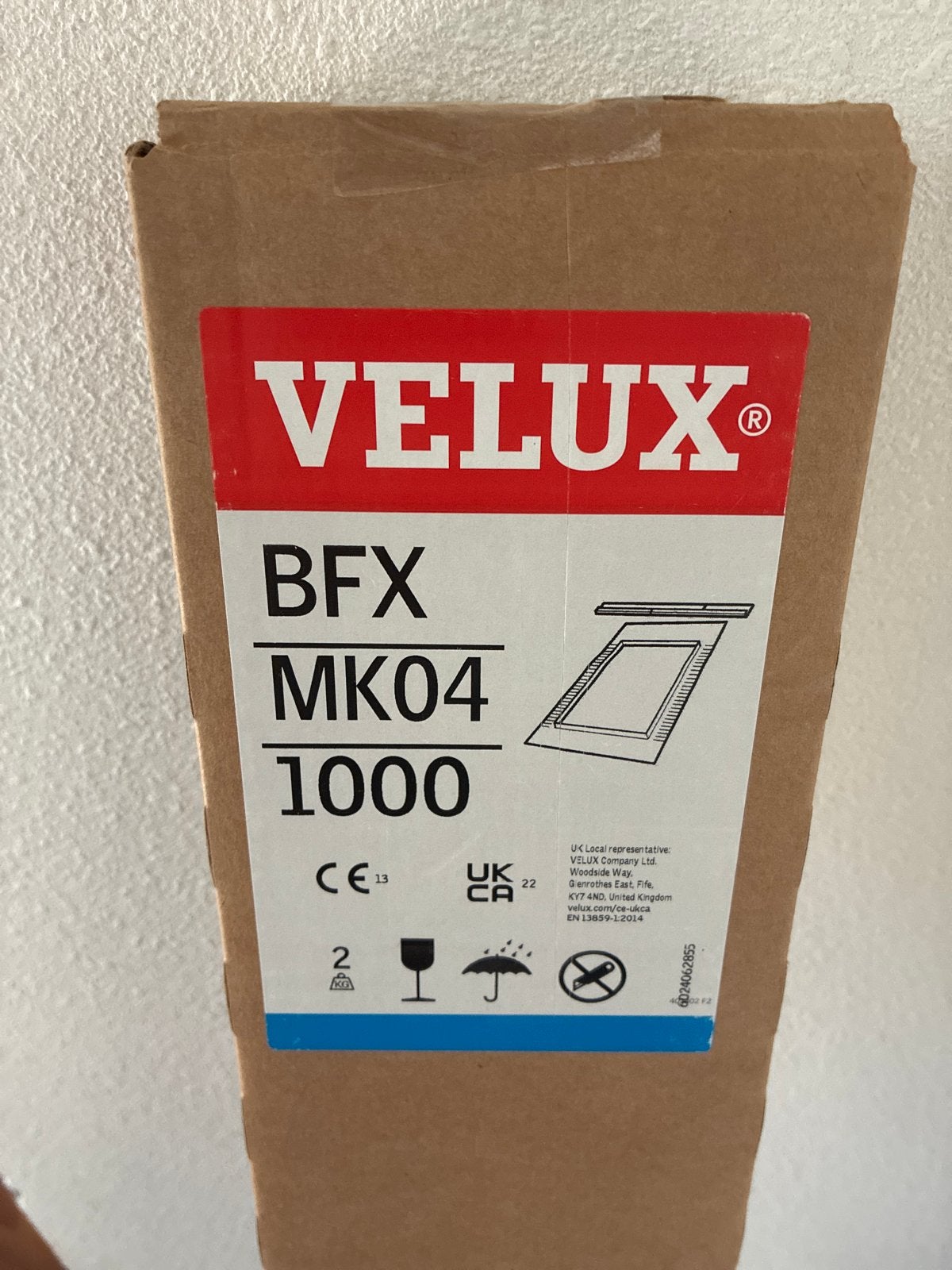 Manchet voor Velux BFX MK04 1000 Dakraam - Nieuw in doos, Ophalen of Verzenden, Nieuw, Dakraam, 80 tot 120 cm