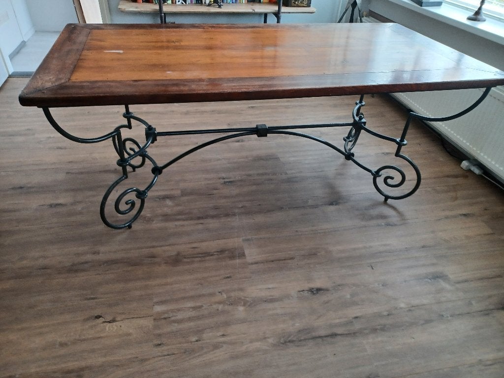 Eetkamertafel, Ophalen, Gebruikt, 50 tot 100 cm, Vijf personen of meer