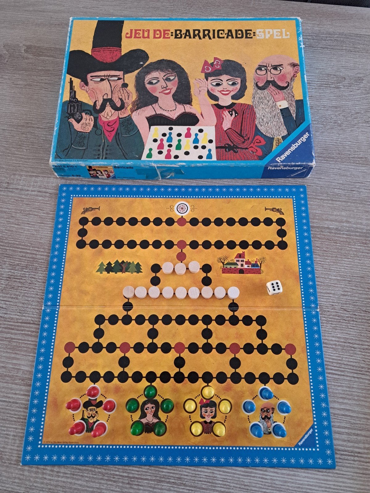 Jeu de barricade, Hobby en Vrije tijd, Ophalen of Verzenden, Zo goed als nieuw