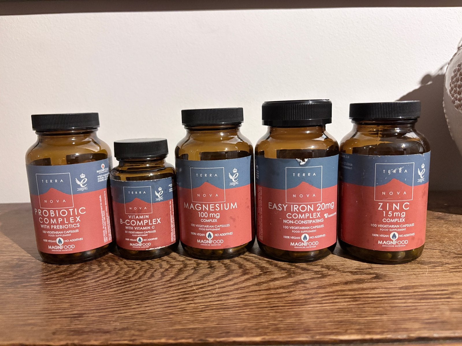 Terranova – Probiotica, IJzer, Zink, Magnesium & Vitamine B, Ophalen of Verzenden, Nieuw, Pillen