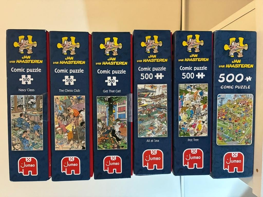 Jan van Haasteren 500 en 950 stukjes. Te ruil of te koop, Ophalen, 500 t/m 1500 stukjes, Zo goed als nieuw, Legpuzzel