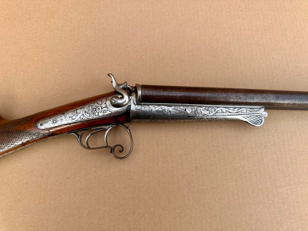 Antiek Jachtgeweer kaliber 16 zwartkruit, Antiek en Kunst, Ophalen of Verzenden