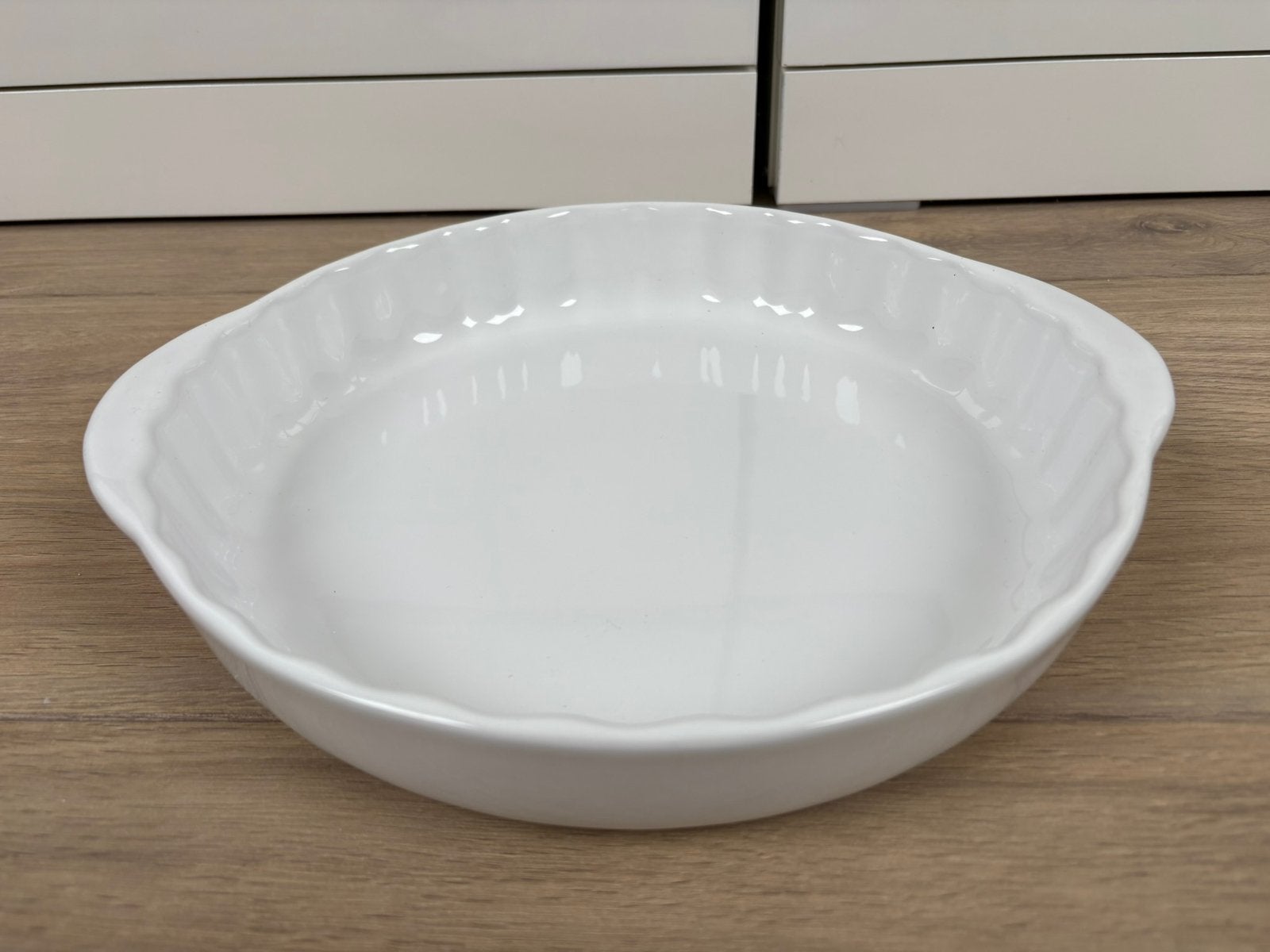 Vivo ovenschaal wit 25 cm, Ophalen, Zo goed als nieuw, Vivo, Schaal of Schalen