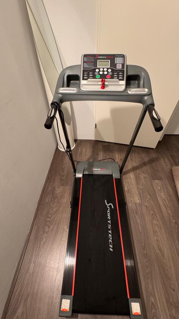 Loopband zwart SportsTech, Sport en Fitness, Fitnessapparatuur, Ophalen of Verzenden, Zo goed als nieuw, Loopband