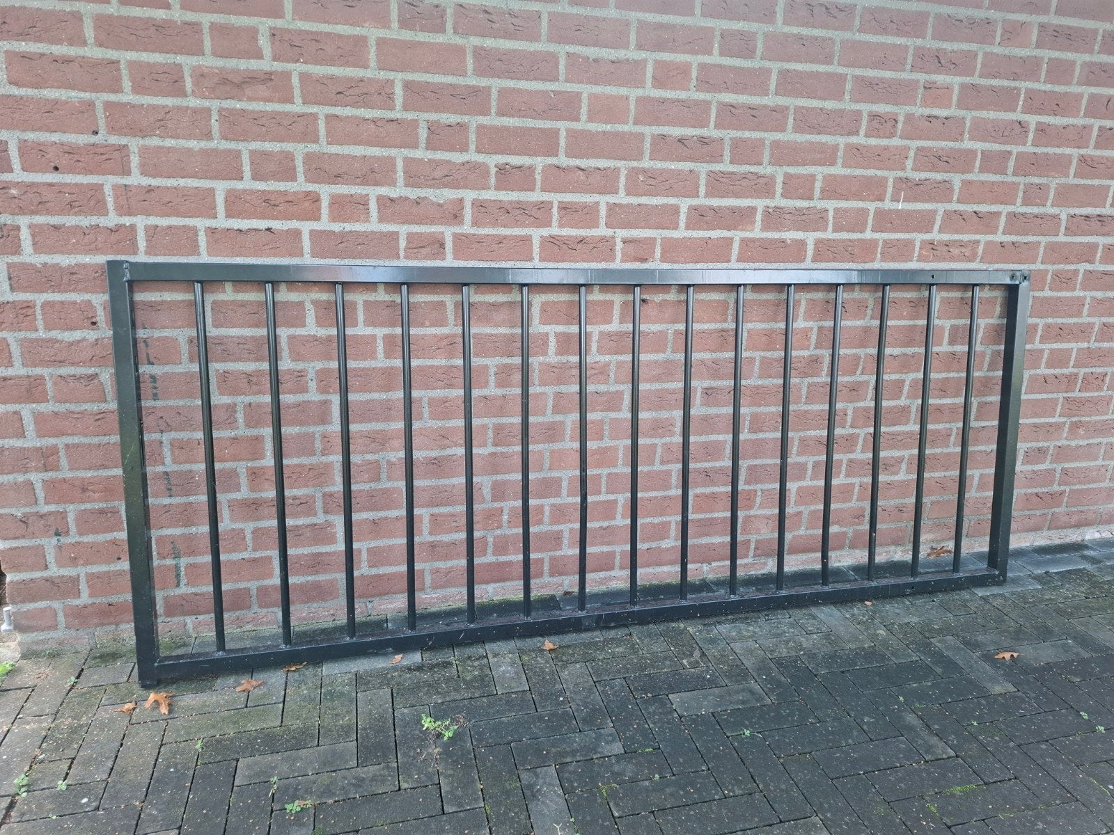 zwart metalen tuinhek / tuinpoort, Ophalen, Zo goed als nieuw, IJzer, Tuinhek