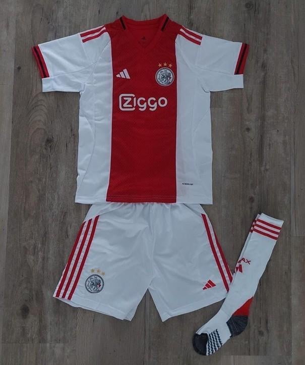 AFC Ajax kids tenue 25/26, Maat XS of kleiner, Ophalen of Verzenden, Nieuw, Set