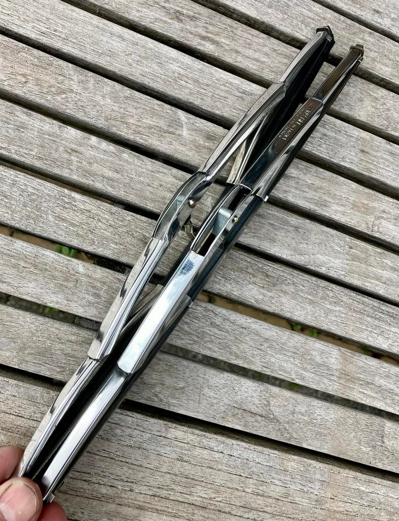 Chrome oldtimer ruitenwissers oa Porsche en Daf, Auto diversen, Auto-accessoires, Ophalen of Verzenden, Nieuw