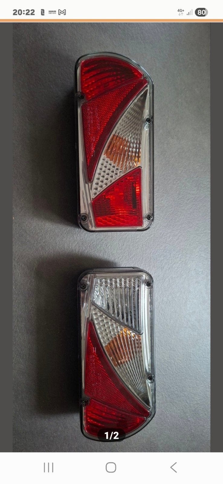Aanhanger verlichting, Ophalen