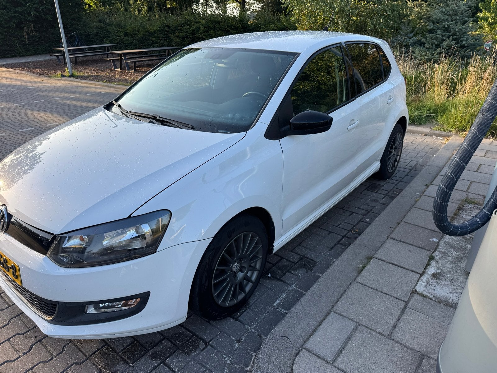 Volkswagen Polo 1.2 TDI 75PK 5D Bluemotion 2010 Wit, Voorwielaandrijving, Stof, 1199 cc, 96 €/maand