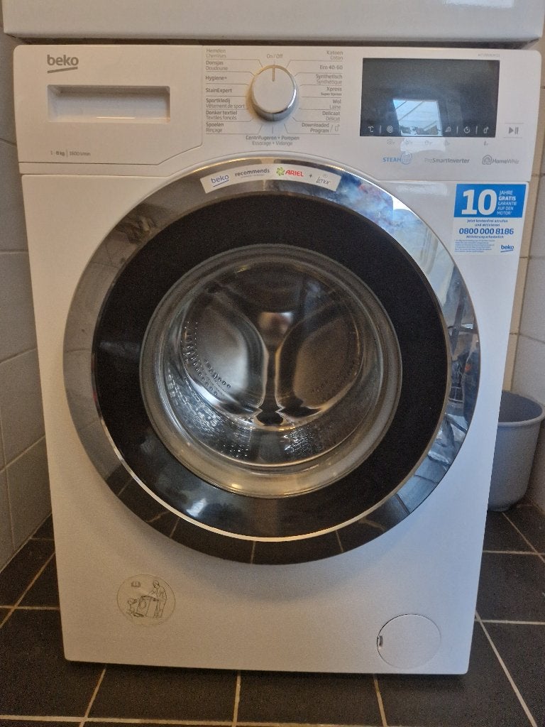 wasmachine - washing machine, Witgoed en Apparatuur, Gebruikt, Voorlader, 85 tot 90 cm, 1200 tot 1600 toeren