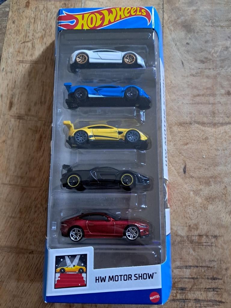 Hot Wheels HW Motor Show 5 pack Acura Corvette McLaren, Ophalen of Verzenden, Nieuw, Auto