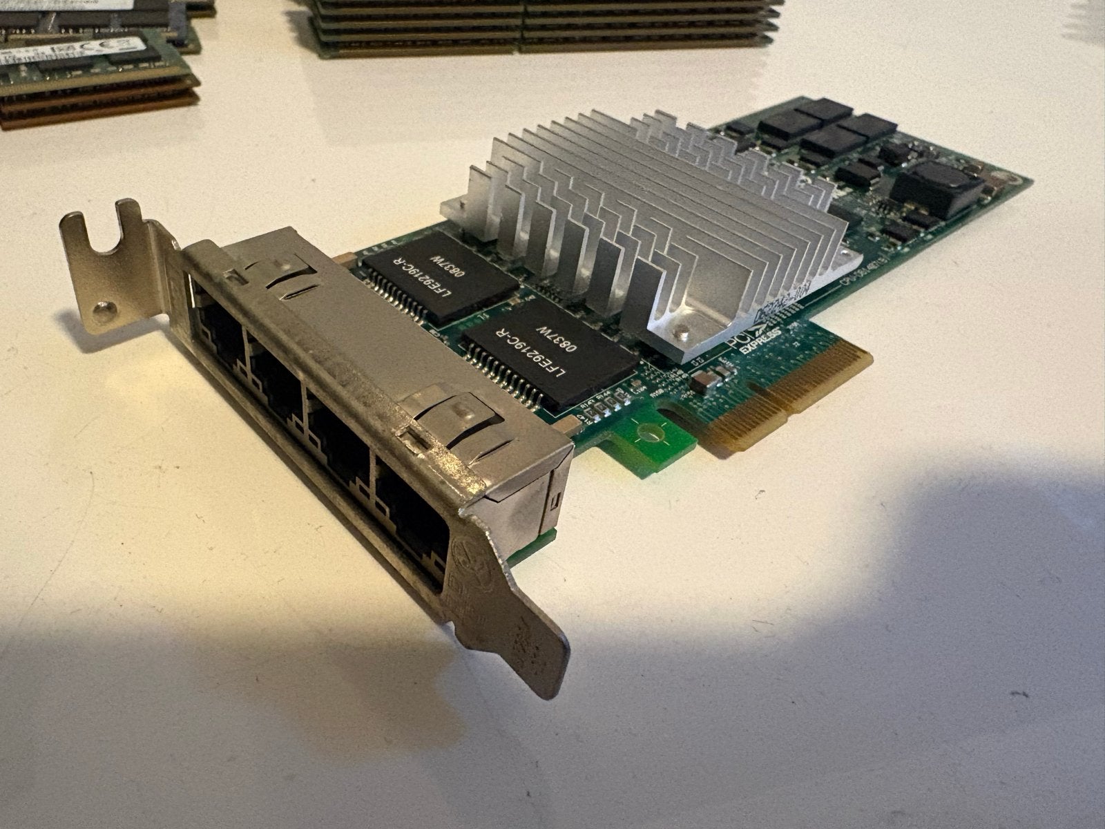 IBM Intel Quad Port Gigabit Ethernet Server Adapter, Ophalen of Verzenden, Gebruikt, Intern