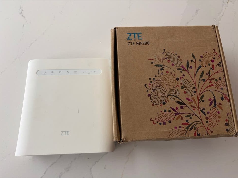 ZTE MF286 4G Router - Snelle en Betrouwbare Internetverbindi, Ophalen, Gebruikt, Zonder abonnement, Zonder simlock