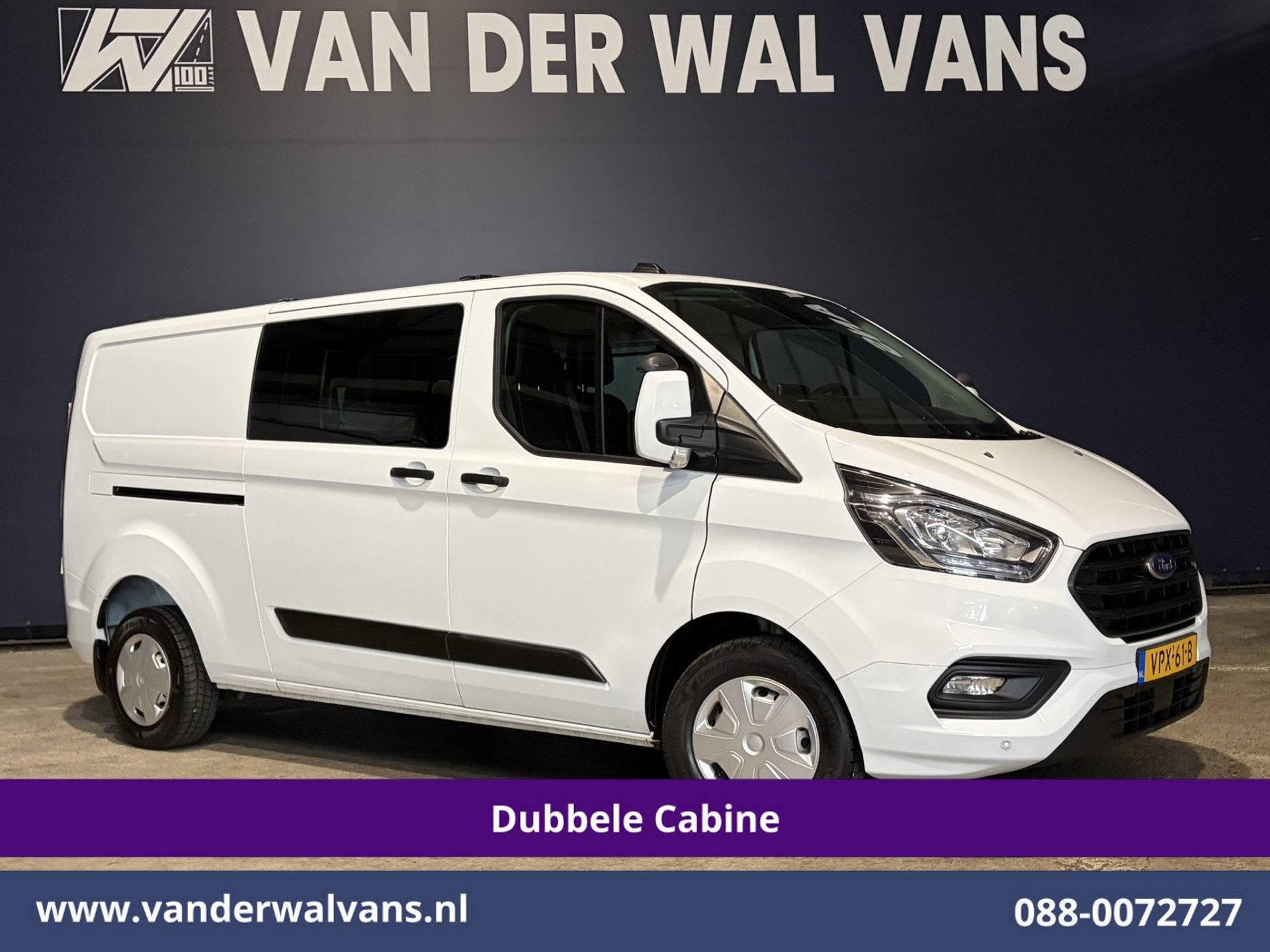 Ford Transit Custom 2.0 TDCI 130pk L2H1 Dubbele Cabine Euro6, Voorwielaandrijving, Stof, 4 cilinders, 2800 kg
