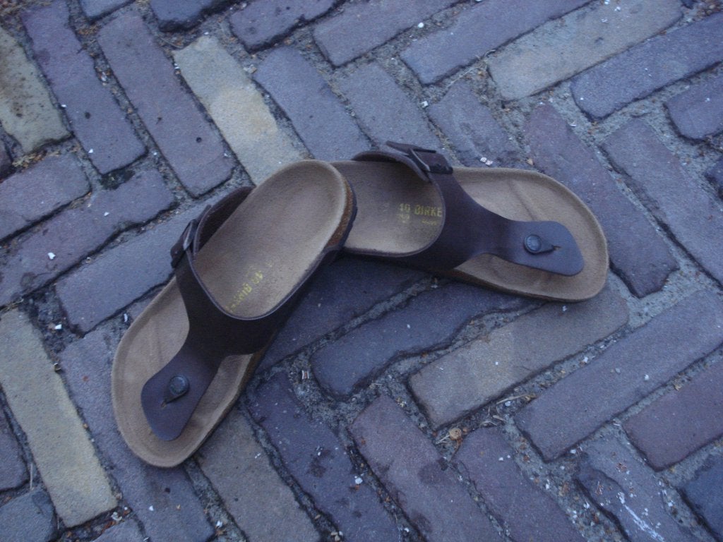 BIRKENSTOCK RAMSES BRUIN 40 NU GRATIS VERZENDING PER POST, Slippers, Bruin, Verzenden, Zo goed als nieuw