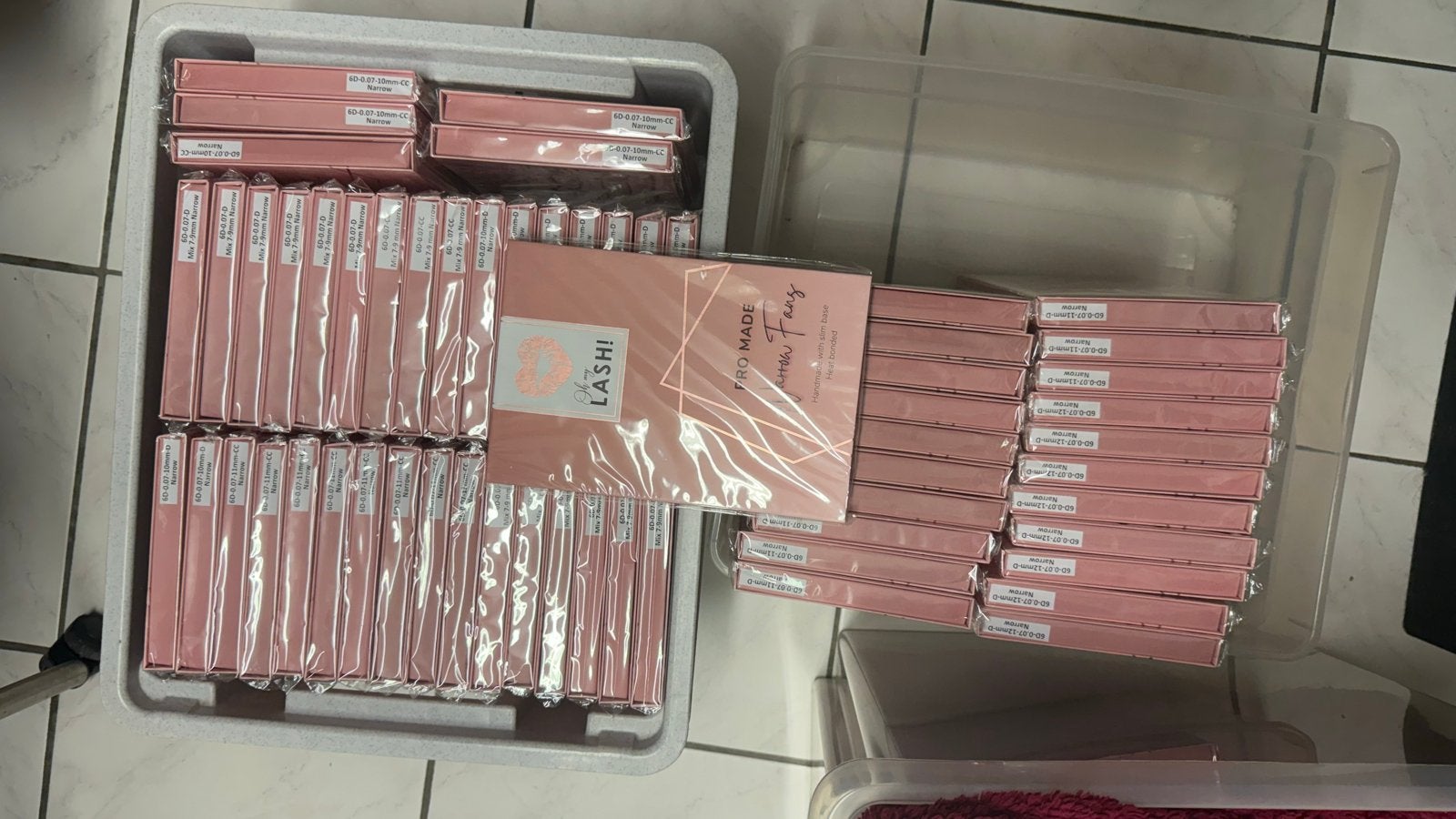 Complete partij: OhMyLash 6D Promade Narrow wimperextensions, Ophalen of Verzenden, Nieuw, Ogen, Overige typen