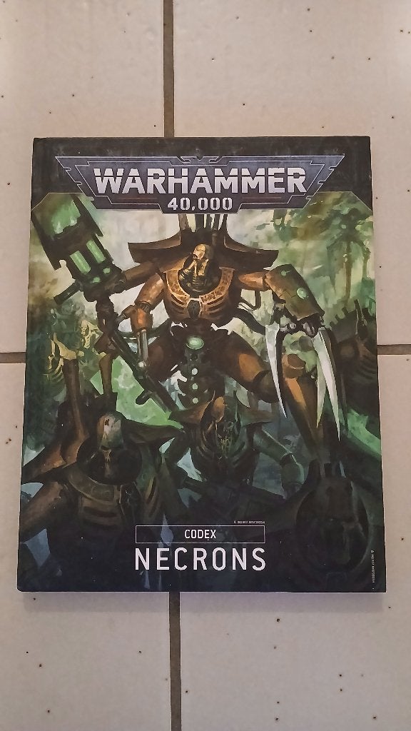 Warhammer 40k codex 9th Necrons, Ophalen of Verzenden, Zo goed als nieuw, Warhammer 40000, Boek of Catalogus