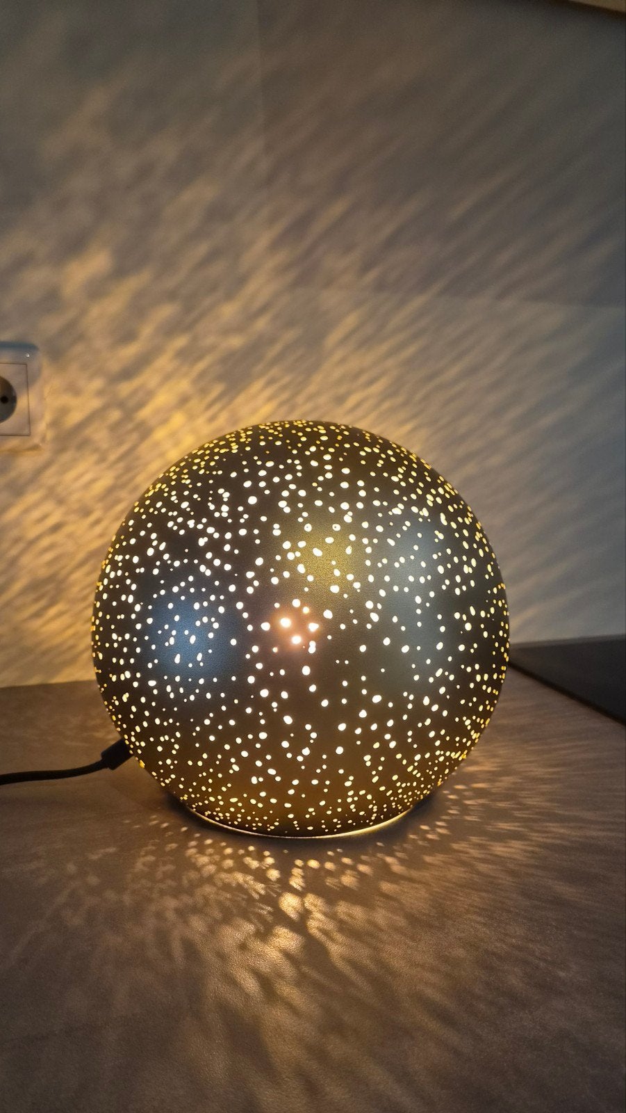 Tafellamp CHIARA  Coco maison, Huis en Inrichting, LED verlichting, Overige merken, Goud, Zo goed als nieuw
