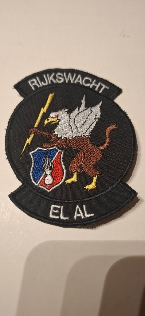BELGIE Patch EL AL Rijkswacht, Verzenden, Marechaussee, Overige gebieden, Embleem of Badge