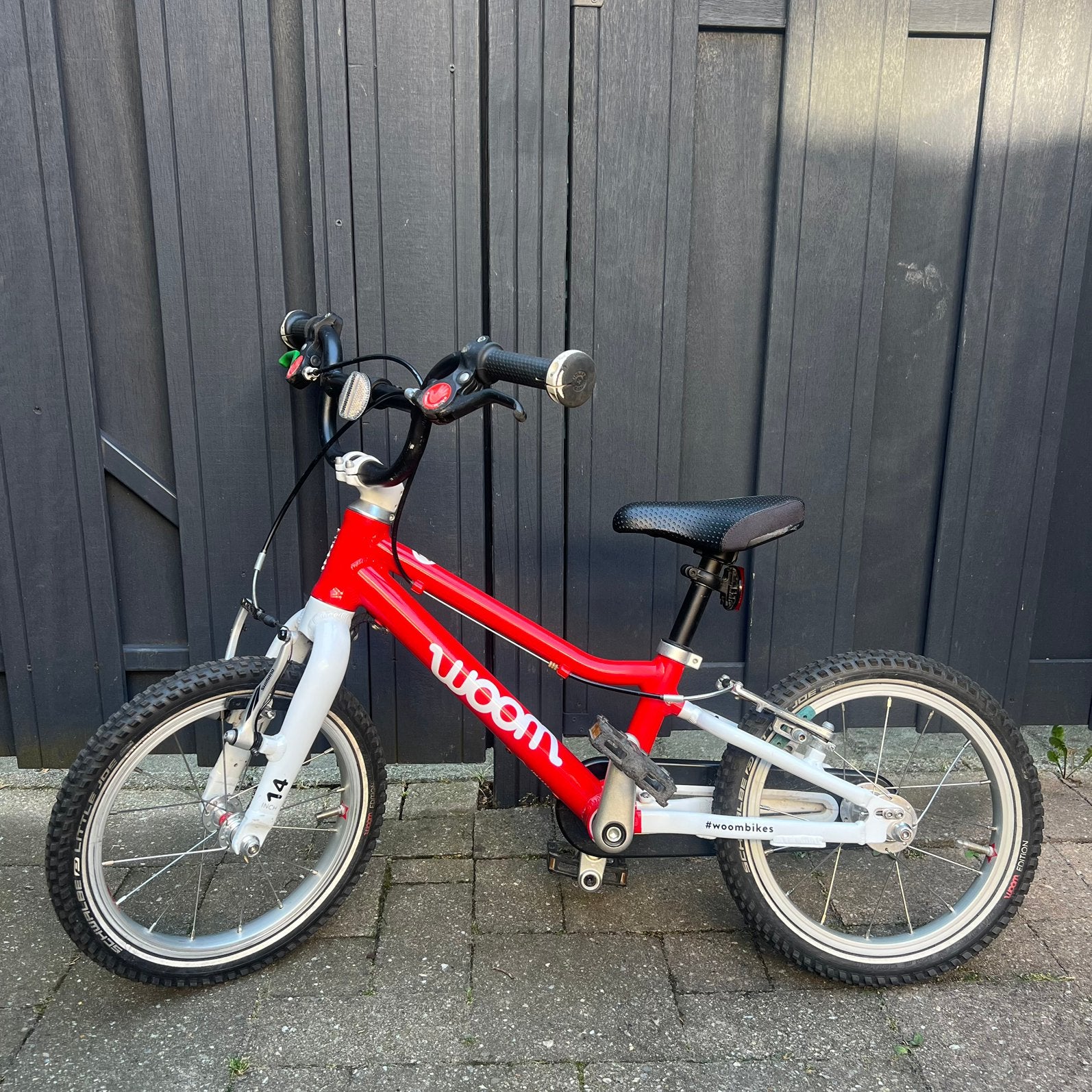 Woom 2, 14 inch fiets. Vanaf 29 augustus!, Ophalen, Gebruikt, Staal, Minder dan 16 inch
