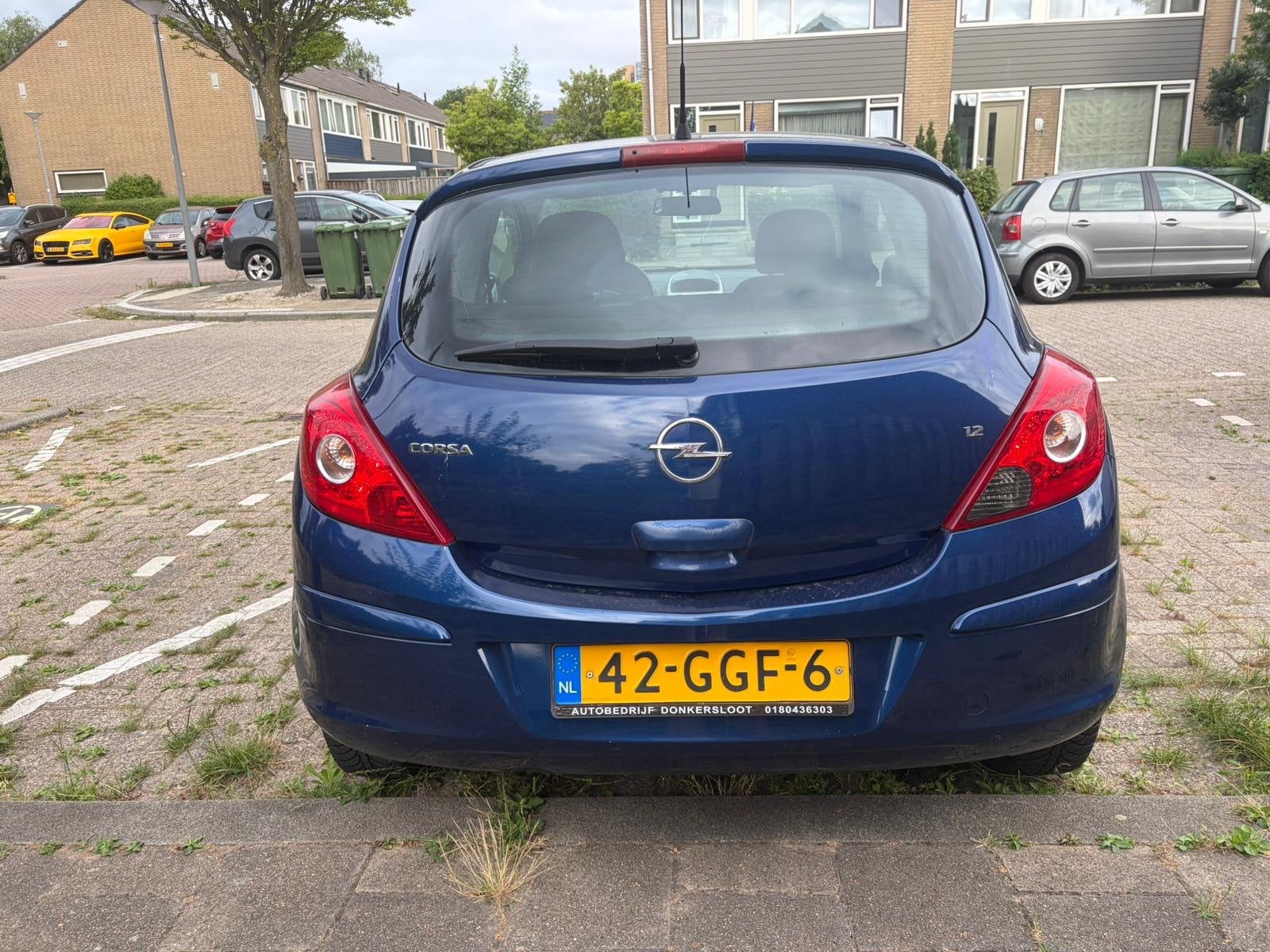 Opel Corsa 1.2 16V 3D WR 2008 Blauw, Auto's, Voorwielaandrijving, 450 kg, 40 €/maand, Blauw