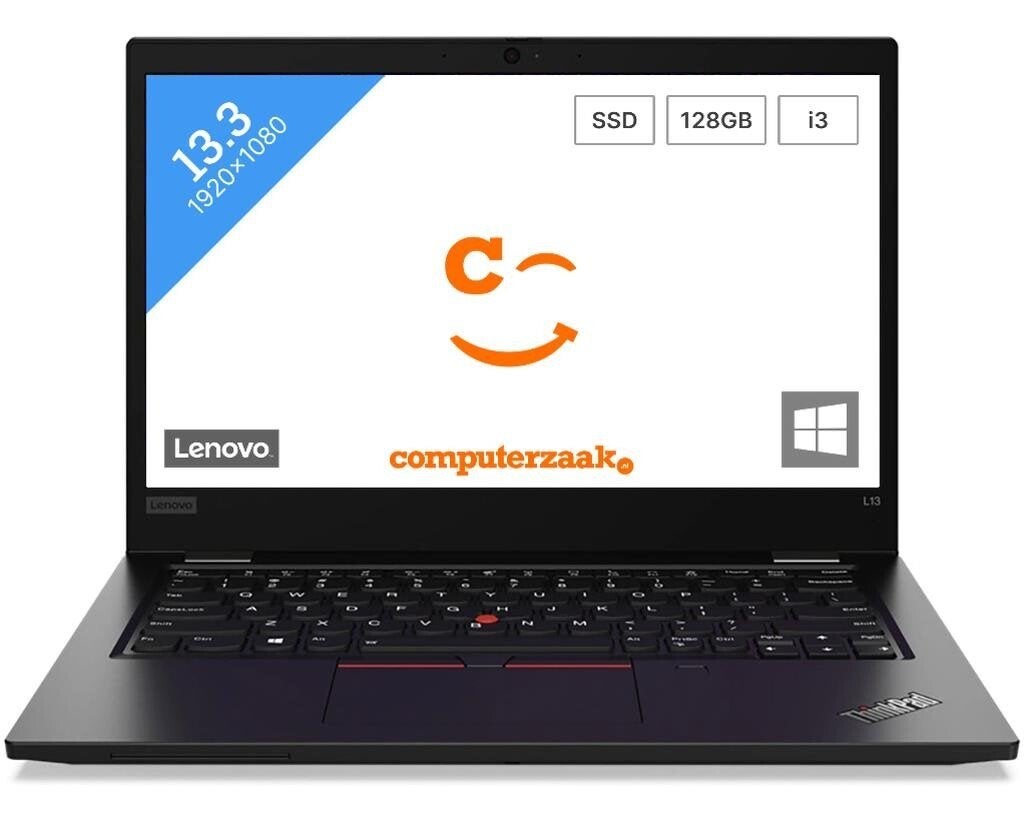 Lenovo ThinkPad L13 Gen 2/Intel Core i3 2.4GHz/8GB/128GB SSD, Computers en Software, 2 tot 3 Ghz, Qwerty, 8 GB, Contact@lenovo.com