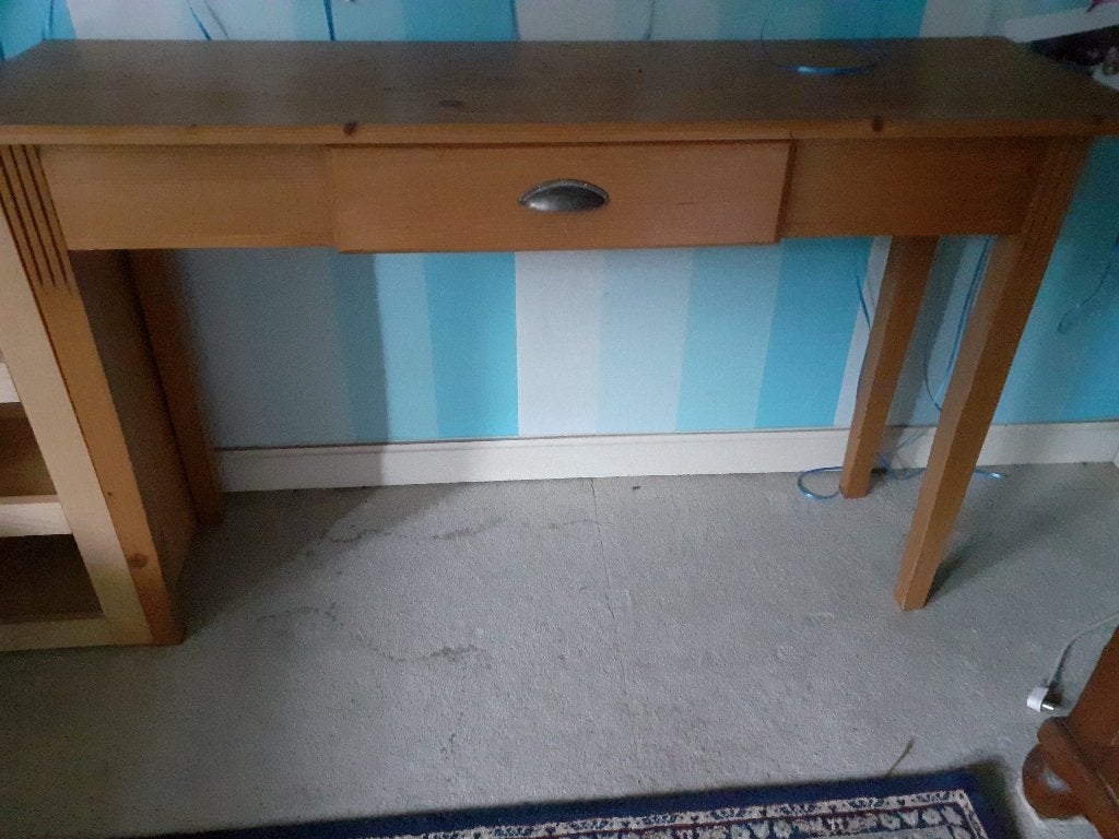 sidetable, Ophalen, Gebruikt, 100 tot 150 cm, Grenenhout