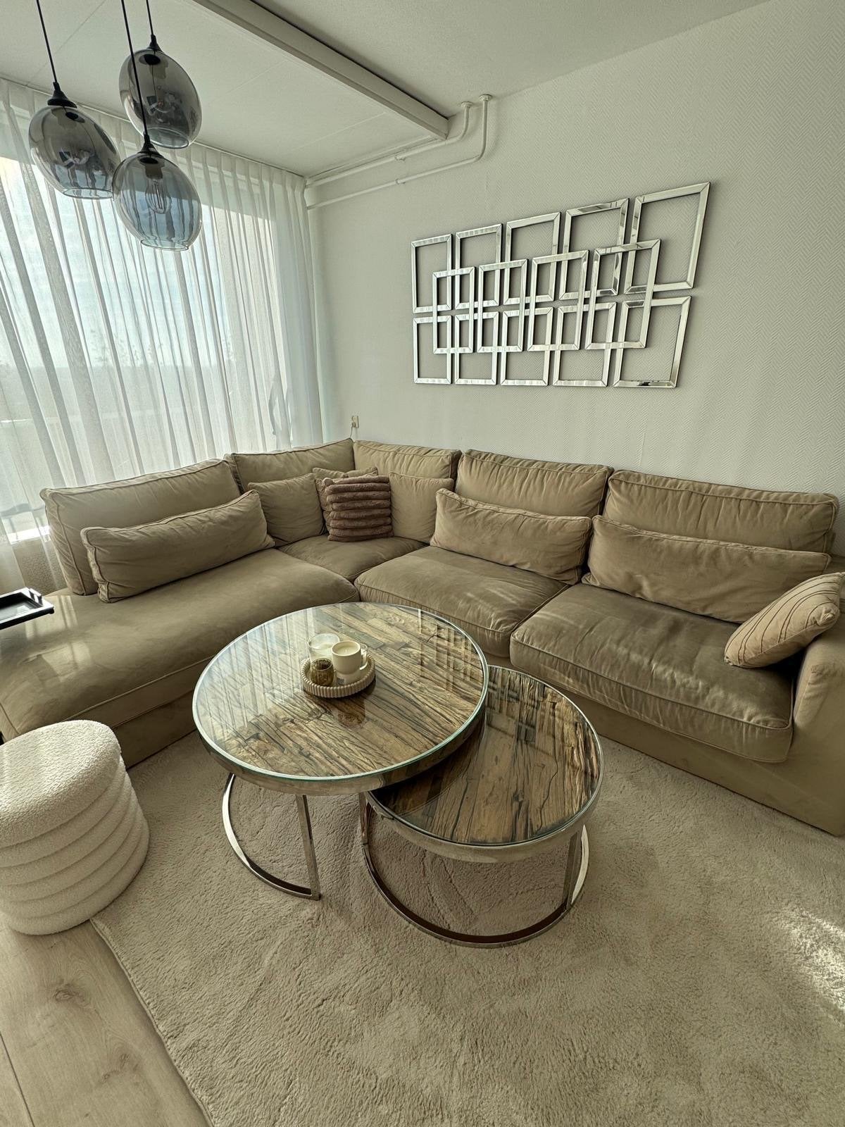 Salontafels set, Ophalen, Zo goed als nieuw, Rond