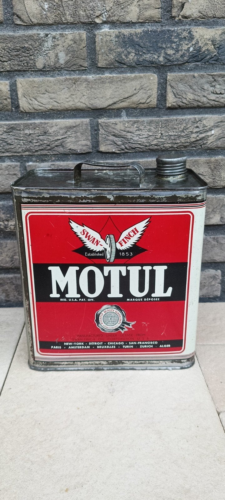 Mooi MOTUL olie blik, Ophalen of Verzenden, Zo goed als nieuw