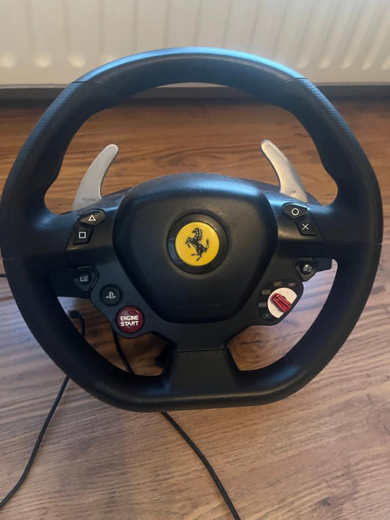 Thrustmaster T80 Ferrari 488 GTB Edition racestuur, Racestuur, Ophalen of Verzenden, Zo goed als nieuw, Thrustmaster