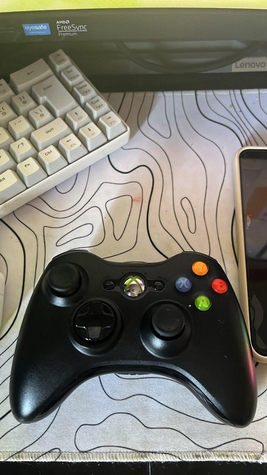 Xbox 360 controller, Spelcomputers en Games, Ophalen of Verzenden, Zo goed als nieuw, Controller, Xbox Original