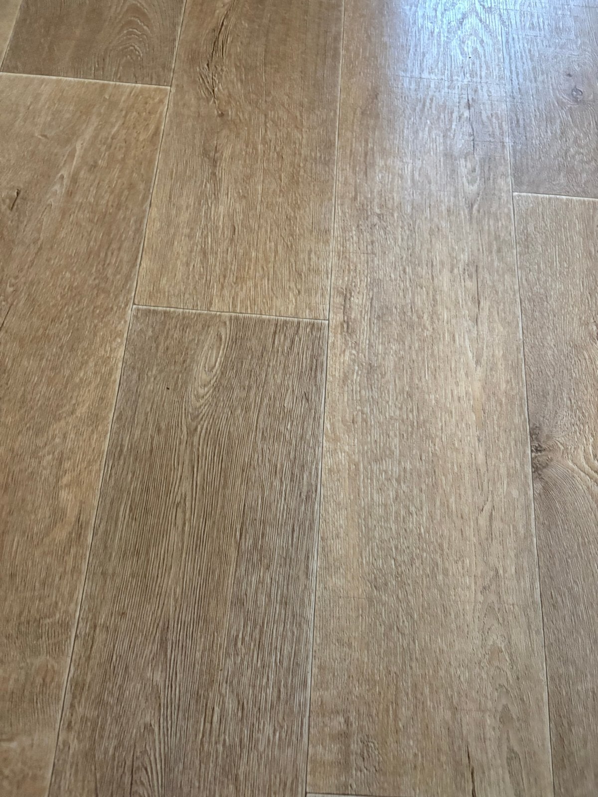 Vinyl vloer met hout structuur, Ophalen, Bruin, Zo goed als nieuw, Minder dan 5 m²