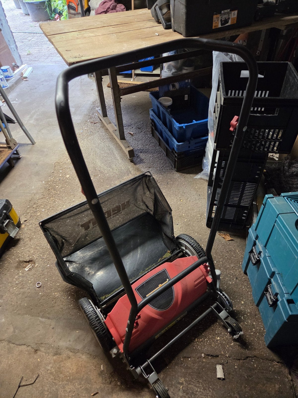 Hecht handgrasmaaier met opvangzak, Ophalen, Handgrasmaaier, Opvangzak, 40 t/m 49 cm