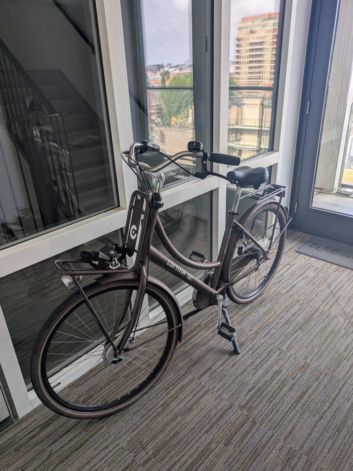 Cortina U4 Transportfiets Dames - Bruin Family, Velgrem, Versnellingen, Ophalen, Overige merken
