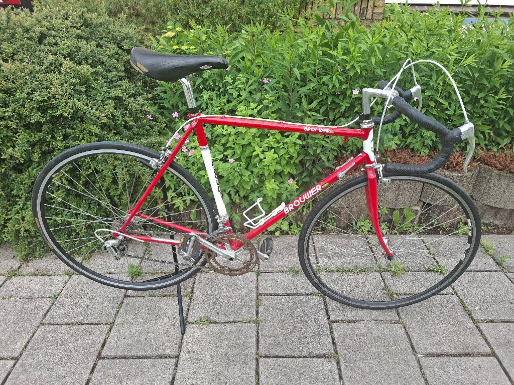 racefiets (Brouwer), 28 inch, Aluminium, Zo goed als nieuw, 15 tot 20 versnellingen
